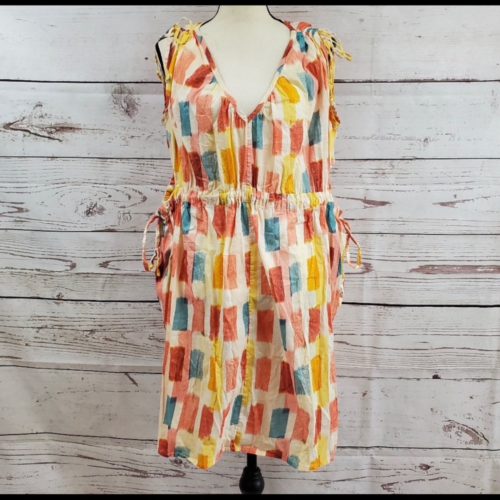 Lilka Anthropologie Painters Palette cutout dress